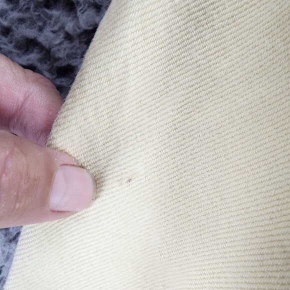 Lucky Brand Womens Small The Tomboy Trucker Yellow Long Sleeve Button Up *Read* - Picture 2 of 12